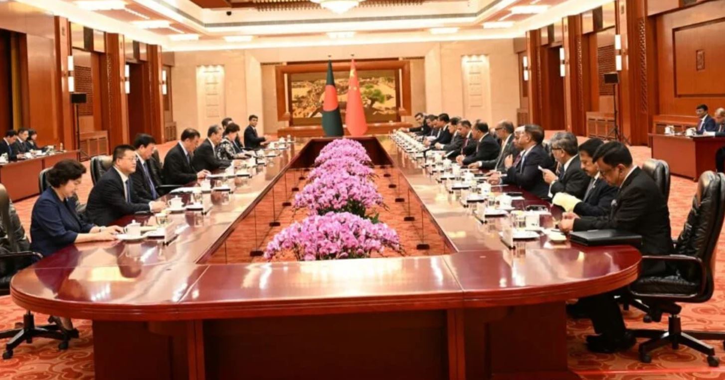 Prime Minister Tarique Rahman meets with Chairman of China’s National People’s Congress Zhou Lezhi