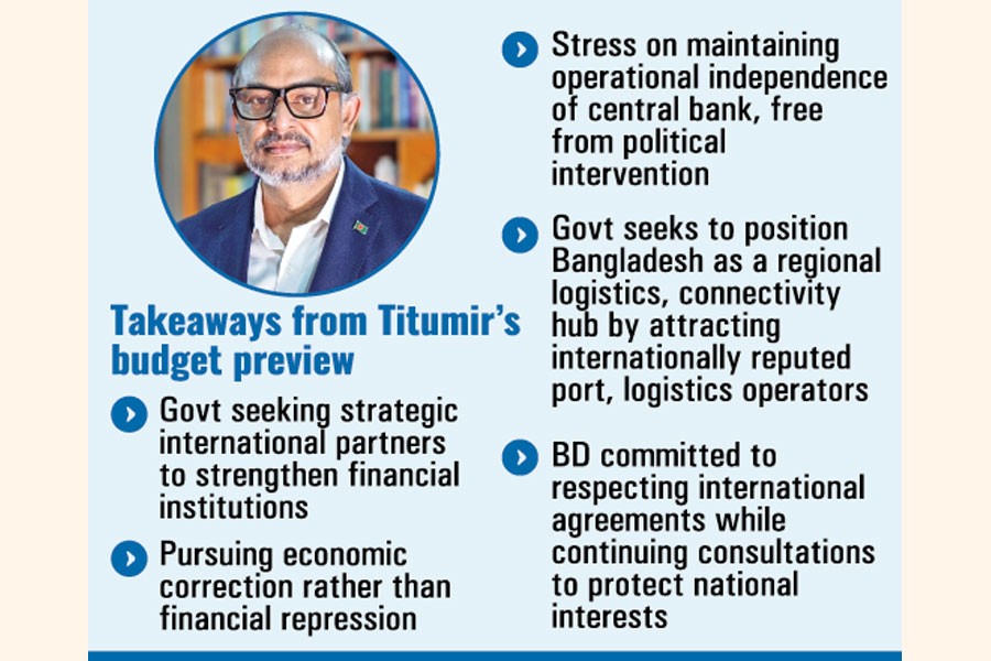 Budget focuses on economic recovery, restoring investor confidence